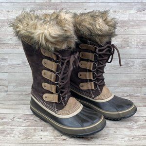 Sorel Joan of Arctic Brown Waterproof Boots 8